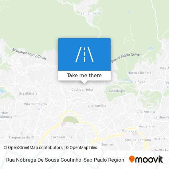 Mapa Rua Nóbrega De Sousa Coutinho