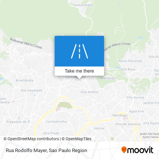 Mapa Rua Rodolfo Mayer