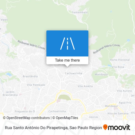 Rua Santo Antônio Do Pirapetinga map