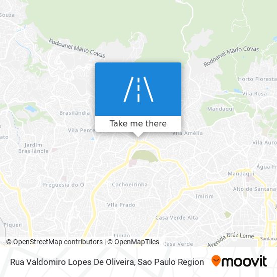 Rua Valdomiro Lopes De Oliveira map