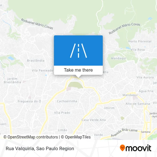 Rua Valquiria map