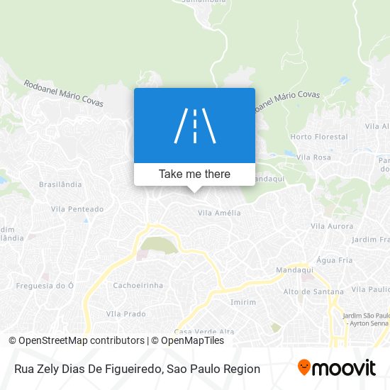 Mapa Rua Zely Dias De Figueiredo