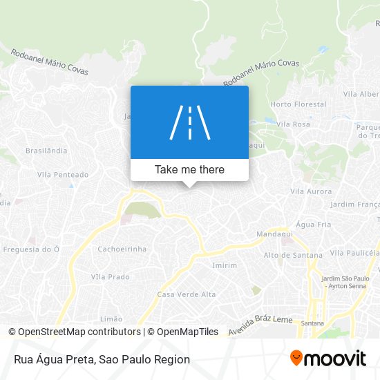 Rua Água Preta map