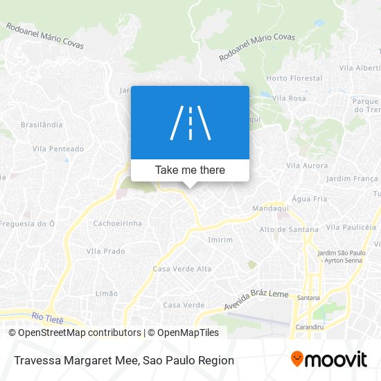 Travessa Margaret Mee map