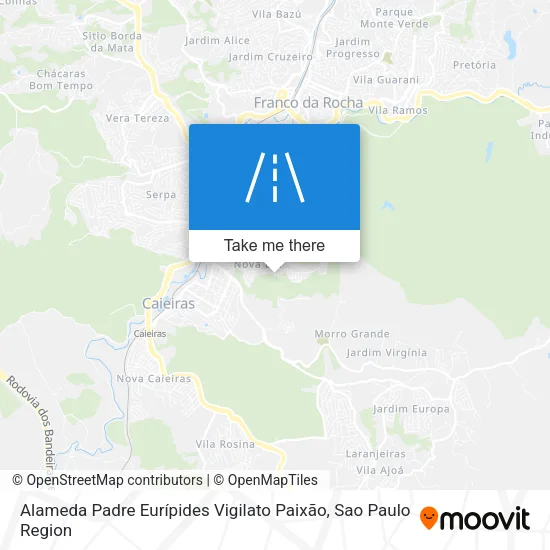 Alameda Padre Eurípides Vigilato Paixão map