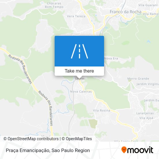 Praça Emancipação map