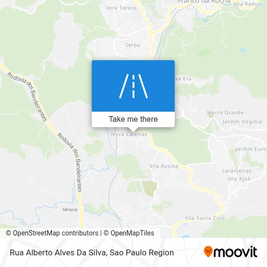 Rua Alberto Alves Da Silva map
