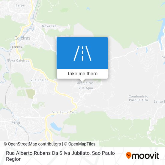 Rua Alberto Rubens Da Silva Jubilato map