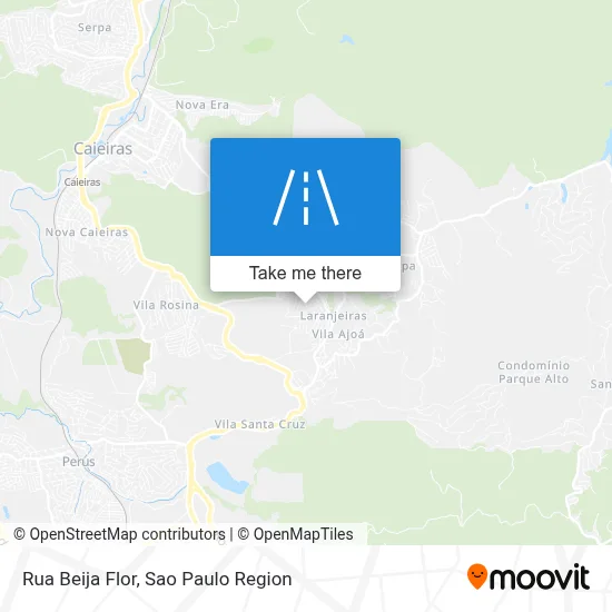 Rua Beija Flor map