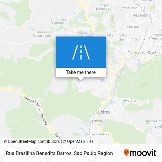 Rua Brasilina Benedita Barros map