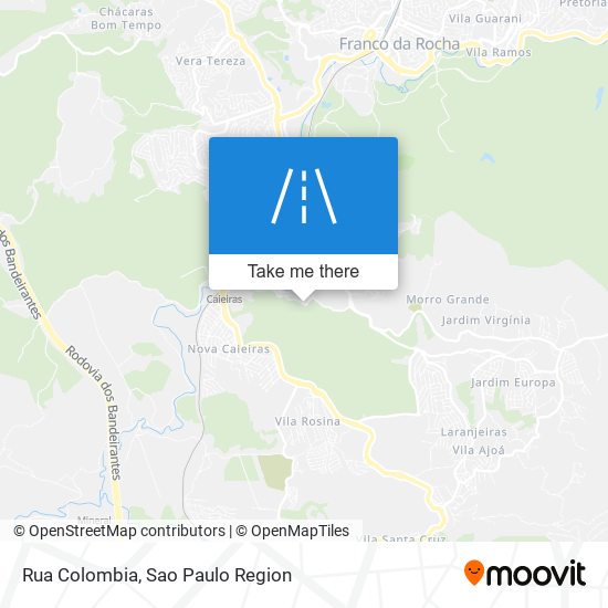 Mapa Rua Colombia