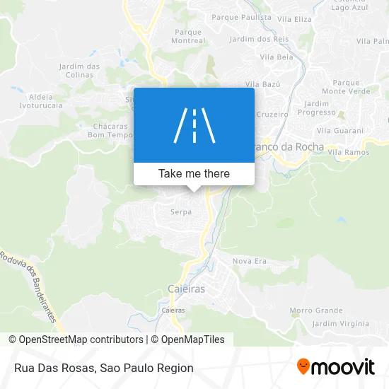 Rua Das Rosas map