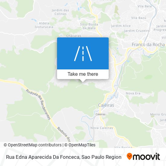 Rua Edna Aparecida Da Fonceca map