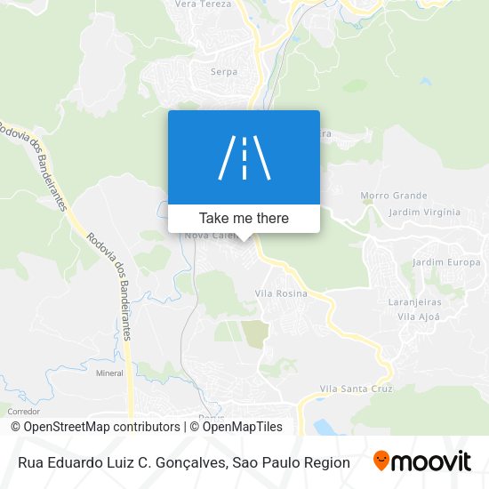 Rua Eduardo Luiz C. Gonçalves map