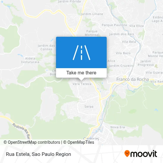 Rua Estela map