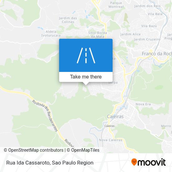 Rua Ida Cassaroto map