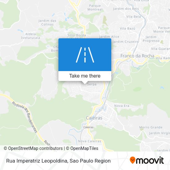 Rua Imperatriz Leopoldina map