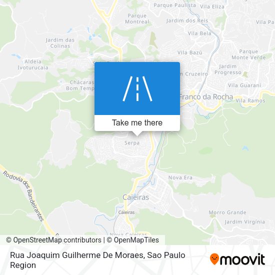 Rua Joaquim Guilherme De Moraes map