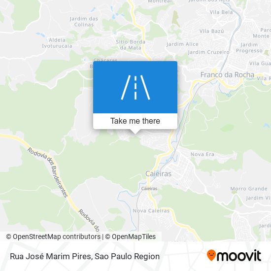 Rua José Marim Pires map