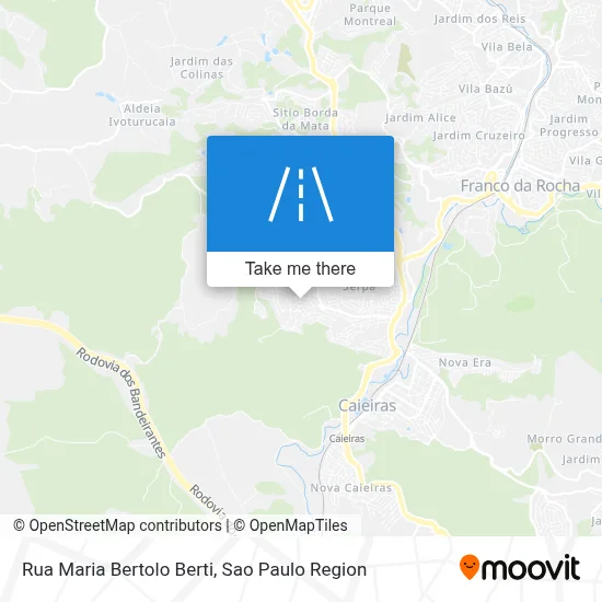 Rua Maria Bertolo Berti map