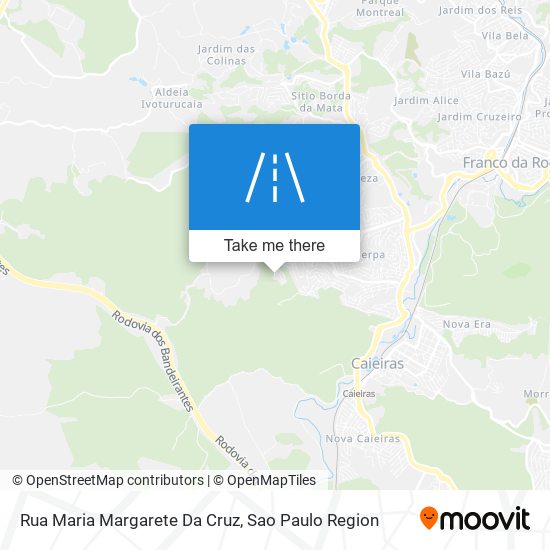 Mapa Rua Maria Margarete Da Cruz