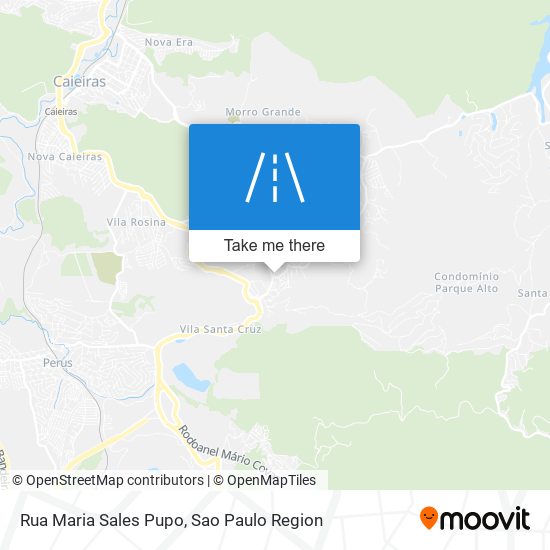 Rua Maria Sales Pupo map