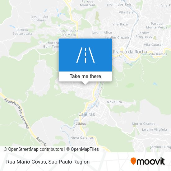 Rua Mário Covas map