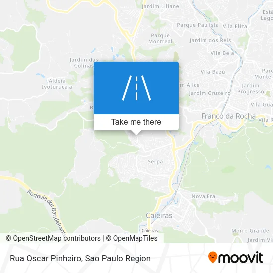 Rua Oscar Pinheiro map