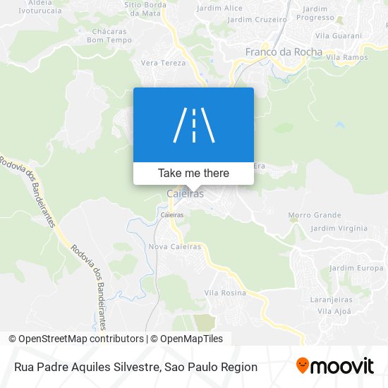 Rua Padre Aquiles Silvestre map