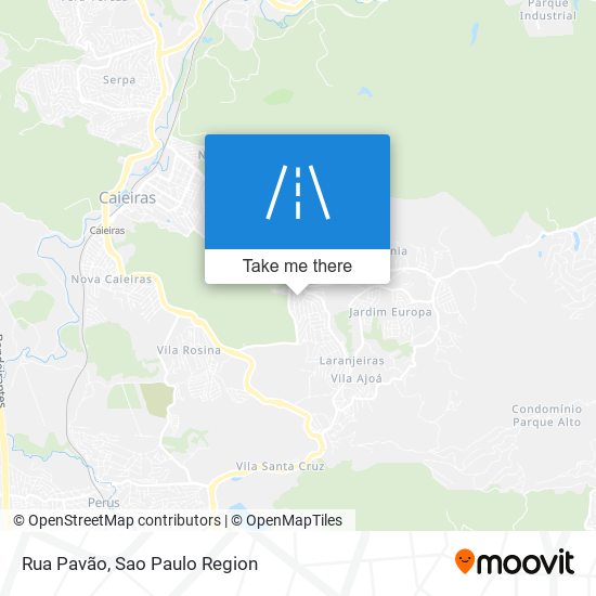 Rua Pavão map