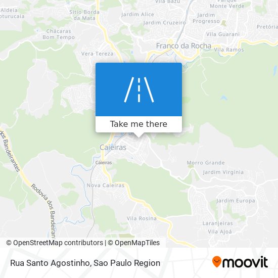 Rua Santo Agostinho map