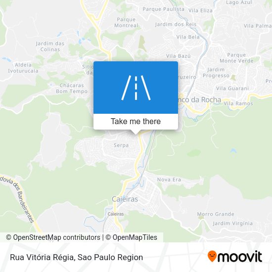 Rua Vitória Régia map