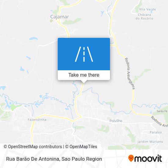 Rua Barão De Antonina map