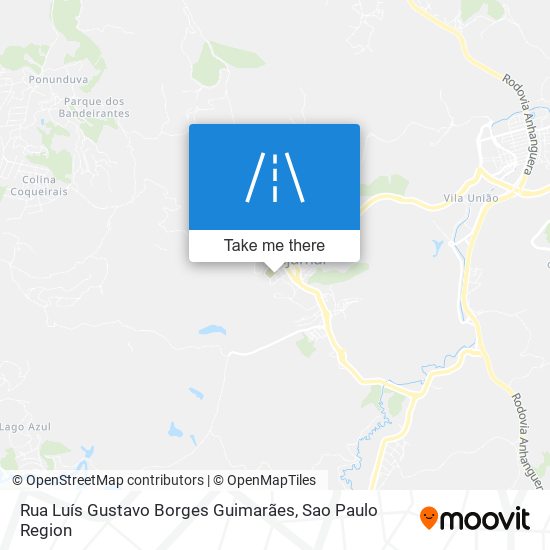 Rua Luís Gustavo Borges Guimarães map