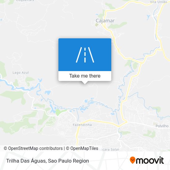 Trilha Das Águas map