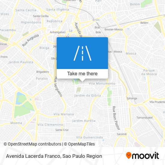 Avenida Lacerda Franco map