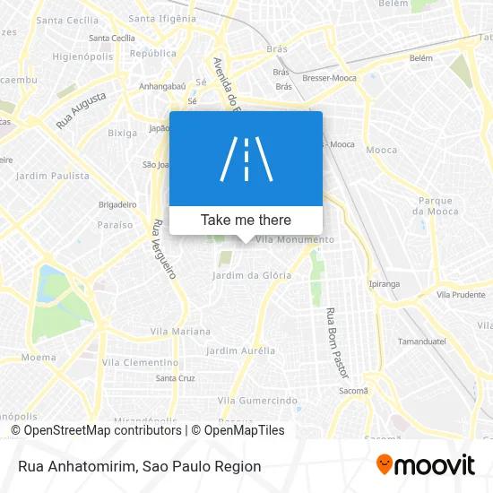 Rua Anhatomirim map