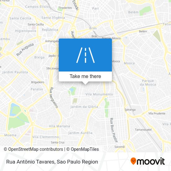 Rua Antônio Tavares map