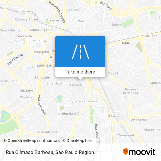 Mapa Rua Clímaco Barbosa