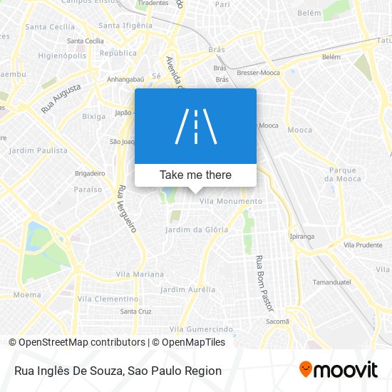 Rua Inglês De Souza map