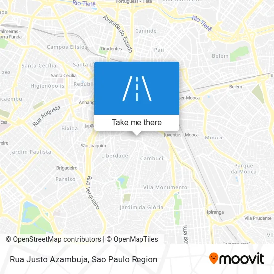 Rua Justo Azambuja map
