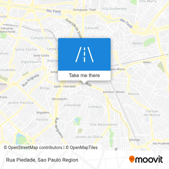 Rua Piedade map