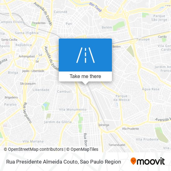 Rua Presidente Almeida Couto map