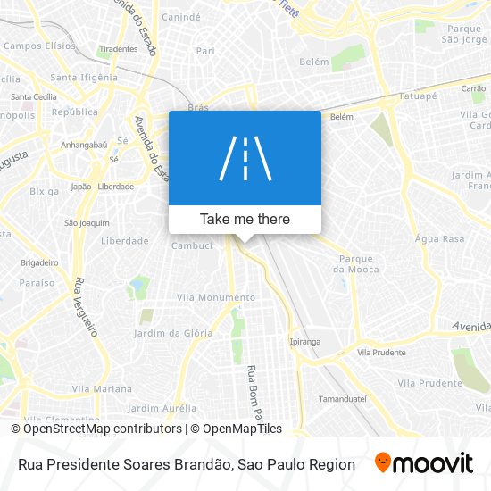 Mapa Rua Presidente Soares Brandão