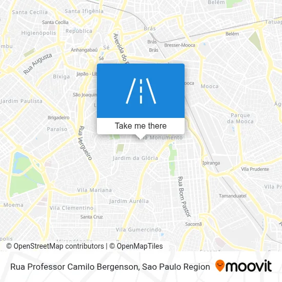 Rua Professor Camilo Bergenson map