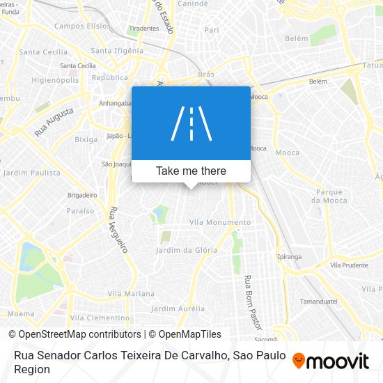 Rua Senador Carlos Teixeira De Carvalho map