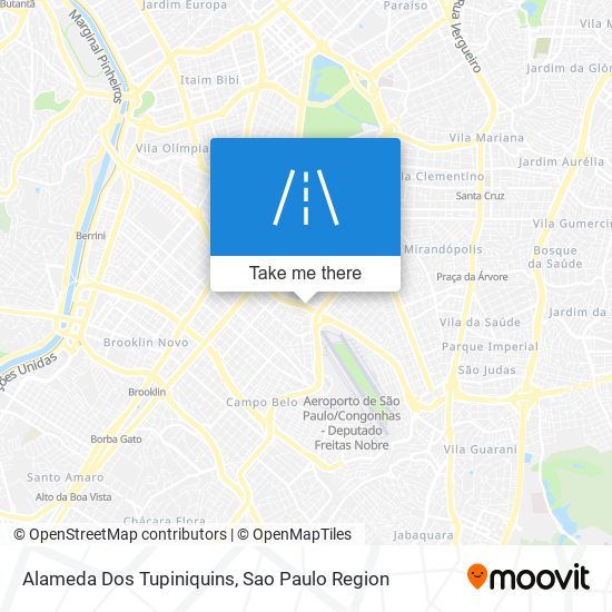 Mapa Alameda Dos Tupiniquins