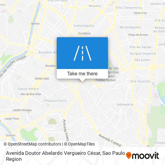 Avenida Doutor Abelardo Vergueiro César map