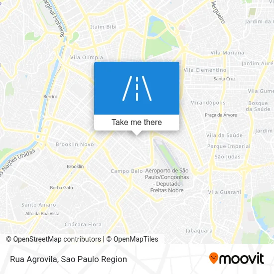 Rua Agrovila map