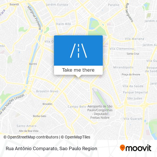 Mapa Rua Antônio Comparato